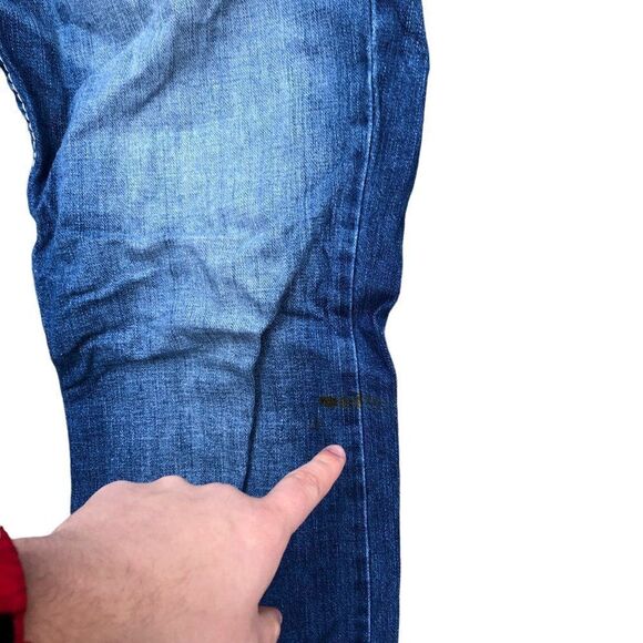 Vintage True Religion Jeans Size 38 STRAIGHT FLAP T Blue - Picture 10 of 12